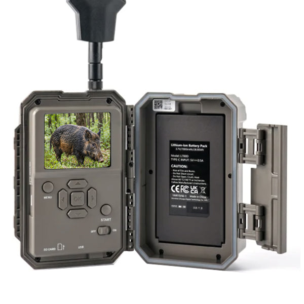 Gardepro X70 Pro GPS Live – Innenansicht mit Bedienfeld
